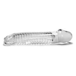 Oxballs Muscle Transparent - Nakładka Intymna z Dodatkową Głowką 23,4 cm