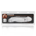 Oxballs Muscle Transparent - Nakładka Intymna z Dodatkową Głowką 23,4 cm