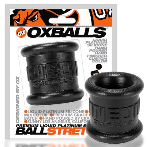 Oxballs Neo Tall silikonowy pierścień anatomiczny czarny 2 cale Oxballs Neo Tall silikonowy pierścień anatomiczny czarny 2 cale