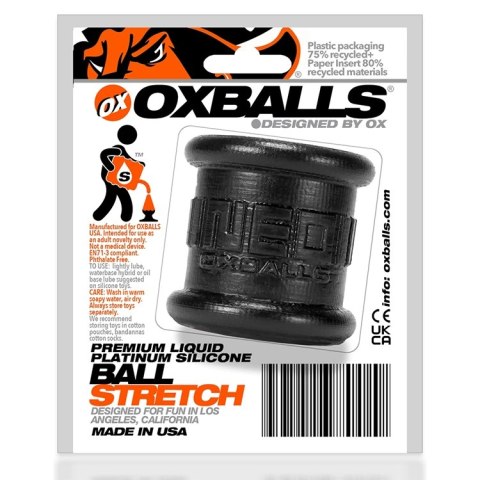 Oxballs Neo Tall silikonowy pierścień anatomiczny czarny 2 cale Oxballs Neo Tall silikonowy pierścień anatomiczny czarny 2 cale