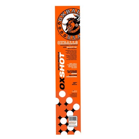 Oxballs Oxshot 30cm Wąż Prysznicowy + Elastyczny Pierścień, silikonowy Oxballs Oxshot 30cm Wąż Prysznicowy + Elastyczny Pierścień, silikonowy