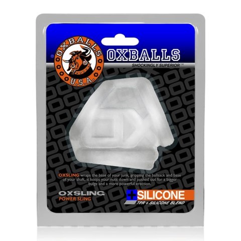 Oxballs Oxsling Transparentny Pierścień Anatomiczny PLUS+SILICONE Oxballs Oxsling Transparentny Pierścień Anatomiczny PLUS+SILICONE