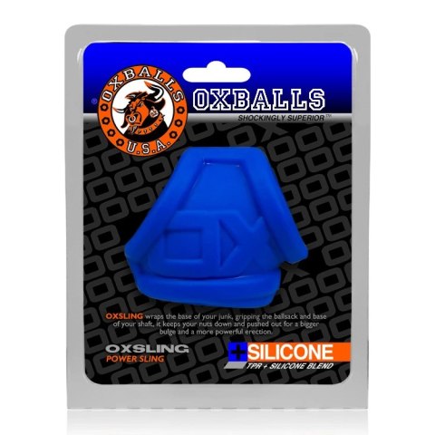 Oxballs Oxsling silikonowy pierścień niebieski PLUS+SILICONE uniwersalny Oxballs Oxsling silikonowy pierścień niebieski PLUS+SILICONE uniwersalny