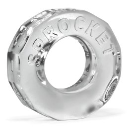 Oxballs Sprocket Transparentny pierścień anatomiczny, elastyczny 4,45 cm