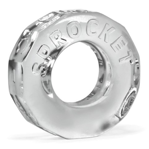 Oxballs Sprocket Transparentny pierścień anatomiczny, elastyczny 4,45 cm