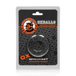Oxballs Sprocket Transparentny pierścień anatomiczny, elastyczny 4,45 cm