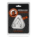 Oxballs Tri-Sport 3w1 pierścień anatomiczny przezroczysty FLEX-TPR