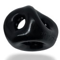 Oxballs Tri-Sport XL Czarny Pierścień Anatomiczny 3-Otwory flexTPR