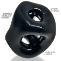 Oxballs Tri-Sport XL Czarny Pierścień Anatomiczny 3-Otwory flexTPR