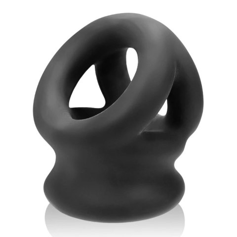 Oxballs Tri-Squeeze silikonowy pierścień 3w1, rozciągliwy, czarny Oxballs Tri-Squeeze silikonowy pierścień 3w1, rozciągliwy, czarny