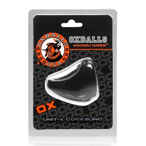 Oxballs UNIT-X czarny pierścień anatomiczny z elastycznego TPR Oxballs UNIT-X czarny pierścień anatomiczny z elastycznego TPR
