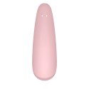 Satisfyer Curvy 2+ rożowy - Stymulator powietrzny z wibracjami Bluetooth