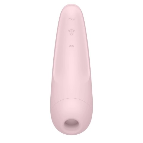 Satisfyer Curvy 2+ rożowy - Stymulator powietrzny z wibracjami Bluetooth Satisfyer Curvy 2+ rożowy - Stymulator powietrzny z wibracjami Bluetooth