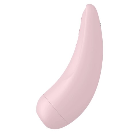 Satisfyer Curvy 2+ rożowy - Stymulator powietrzny z wibracjami Bluetooth Satisfyer Curvy 2+ rożowy - Stymulator powietrzny z wibracjami Bluetooth