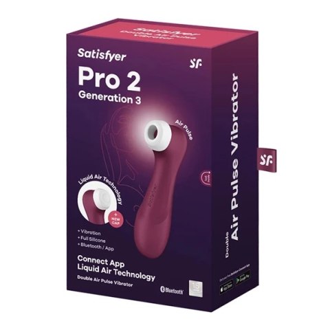 Satisfyer Pro 2 Generation 3 Red - Stymulator powietrzny Satisfyer Pro 2 Generation 3 Red - Stymulator powietrzny