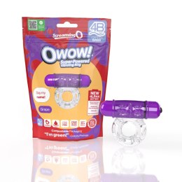 The Screaming O 4B OWow Fioletowy Pierścień Wibrujący 5 Trybow SEBS