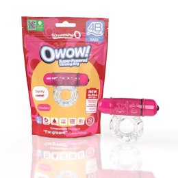 The Screaming O 4B OWow Pierścień stymulujący wibrujący czerwony