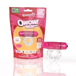 The Screaming O 4T OWow pierścień wibrujący czerwony, 5 trybow, SEBS