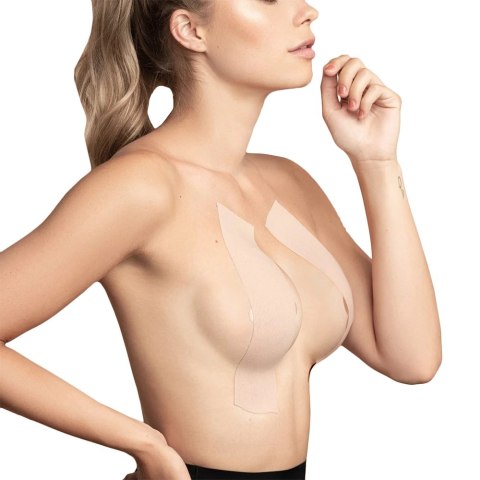 Bye Bra Body Tape 6,5 cm beżowa - elastyczna taśma do ciała Bye Bra Body Tape 6,5 cm beżowa - elastyczna taśma do ciała
