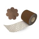 Bye Bra Body Tape 6,5cm x 5m + Satynowe Osłonki Brązowe Uniwersalne