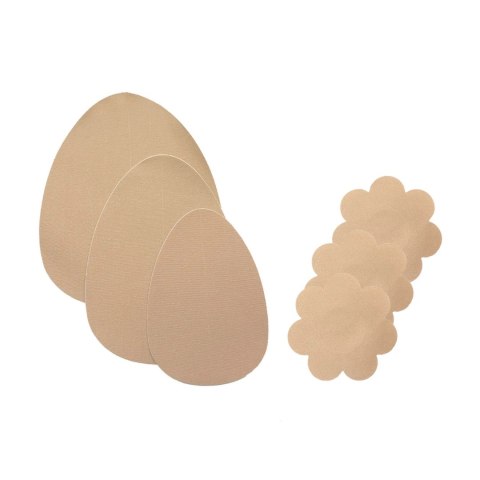 Bye Bra Lifting Pads & Satynowe Osłonki Bezszwowe Beżowe A-C Bye Bra Lifting Pads & Satynowe Osłonki Bezszwowe Beżowe A-C