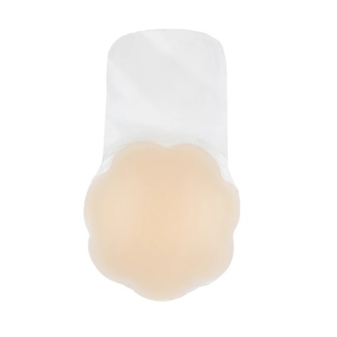 Bye Bra Silikonowe Nakładki Beżowe XL 10cm Wielokrotnego Użytku Bye Bra Silikonowe Nakładki Beżowe XL 10cm Wielokrotnego Użytku