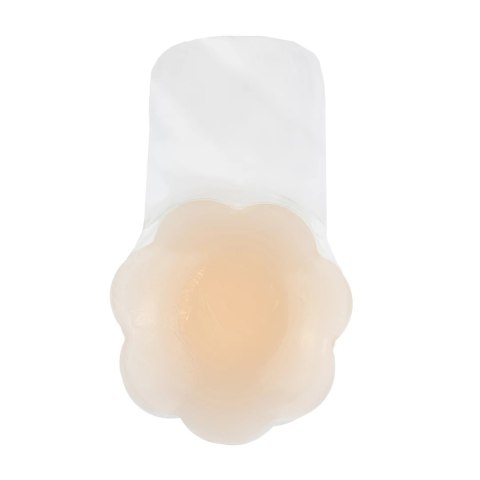 Bye Bra Silikonowe Nakładki Beżowe XL 10cm Wielokrotnego Użytku Bye Bra Silikonowe Nakładki Beżowe XL 10cm Wielokrotnego Użytku