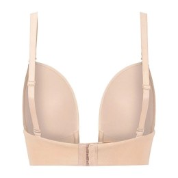 Bye Bra Ultra Plunge Biustonosz Beżowy L - Wielofunkcyjne Ramiączka