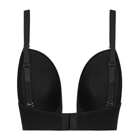 Bye Bra Ultra Plunge Bra Czarny L - głęboki dekolt, wielofunkcyjne ramiączka Bye Bra Ultra Plunge Bra Czarny L - głęboki dekolt, wielofunkcyjne ramiączka