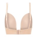 Bye Bra Ultra Plunge biustonosz beżowy S - głęboki dekolt, push-up