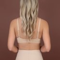 Bye Bra Ultra Plunge biustonosz beżowy S - głęboki dekolt, push-up