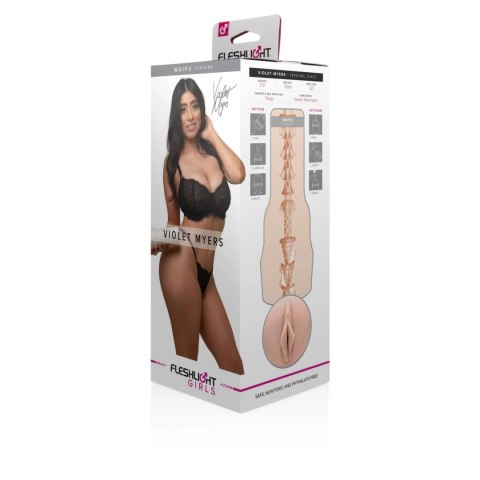 Fleshlight Girls Violet Myers Signature - Model Intymny z fakturą Lotus Fleshlight Girls Violet Myers Signature - Model Intymny z fakturą Lotus