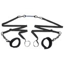 Sportsheets Pivot Bondage Set - Zestaw z Regulowanymi Mankietami i Uchwytami
