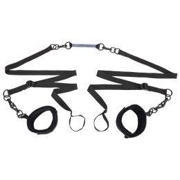 Sportsheets Pivot Bondage Set - Zestaw z Regulowanymi Mankietami i Uchwytami