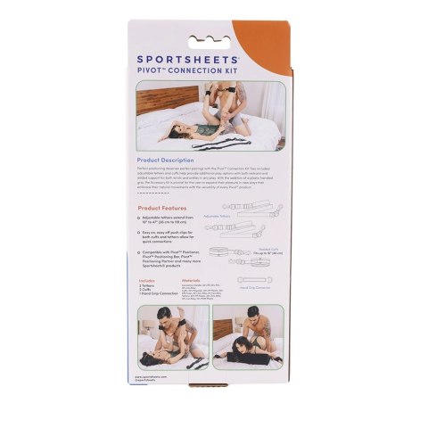 Sportsheets Pivot Bondage Set - Zestaw z Regulowanymi Mankietami i Uchwytami Sportsheets Pivot Bondage Set - Zestaw z Regulowanymi Mankietami i Uchwytami