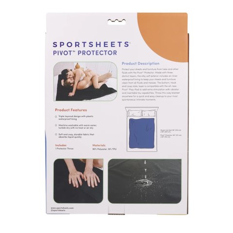 Sportsheets Pivot Protector Wodoodporna Narzuta Na Łożko 3-warstwowa Sportsheets Pivot Protector Wodoodporna Narzuta Na Łożko 3-warstwowa