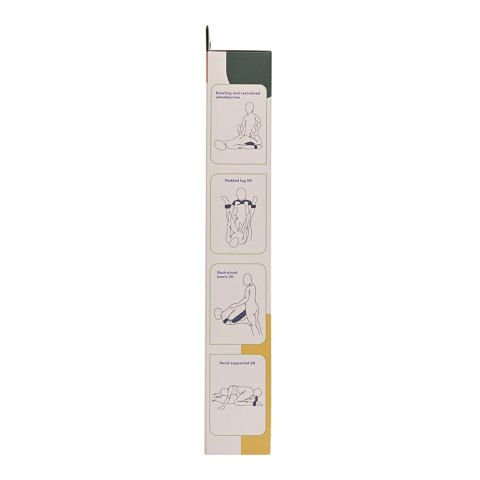 Sportsheets Pivot Rotating Positioning Bar 23" z mankietami, czarny Sportsheets Pivot Rotating Positioning Bar 23" z mankietami, czarny