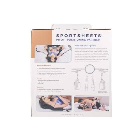 Sportsheets Pivot Zestaw Pozycjonujący z Poduszką i Regulacją Sportsheets Pivot Zestaw Pozycjonujący z Poduszką i Regulacją
