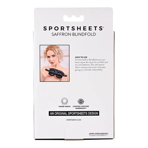 Sportsheets Saffron Czerwona Opaska Na Oczy z Pianką Memory Sportsheets Saffron Czerwona Opaska Na Oczy z Pianką Memory
