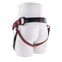 Sportsheets Saffron Monte Uprząż Strap-On Czerwona, regulowana, skora eco