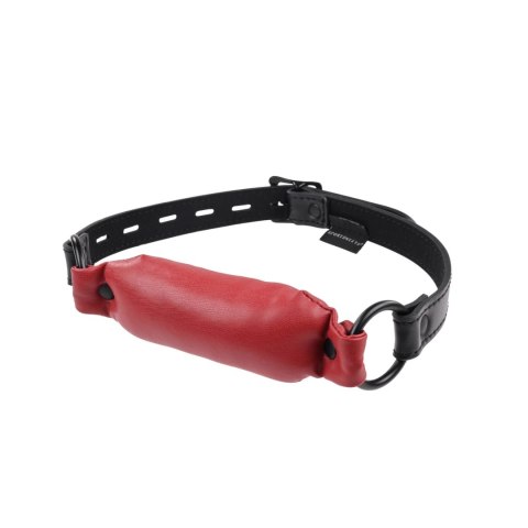 Sportsheets Saffron Soft Bit Gag - knebel z miękką poduszką, czerwony Sportsheets Saffron Soft Bit Gag - knebel z miękką poduszką, czerwony