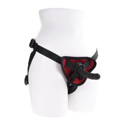 Sportsheets Saffron zestaw uprzęży z silikonowym wkładem 12,7 cm czarny