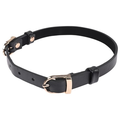 Sportsheets Sex & Mischief Double Buckle Collar czarna regulowana Sportsheets Sex & Mischief Double Buckle Collar czarna regulowana