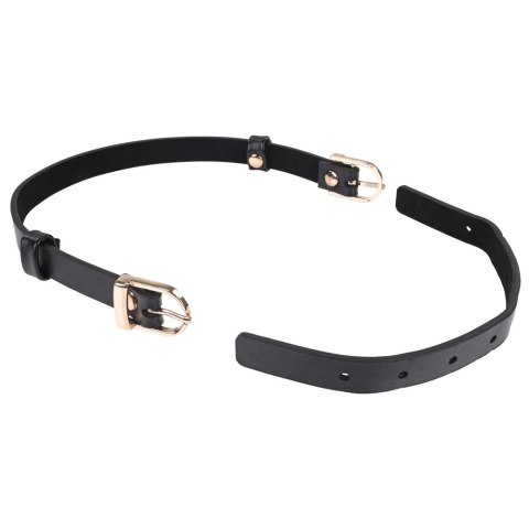 Sportsheets Sex & Mischief Double Buckle Collar czarna regulowana Sportsheets Sex & Mischief Double Buckle Collar czarna regulowana