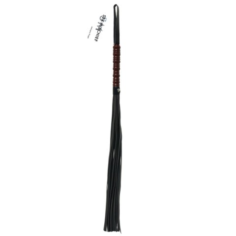 Sportsheets Sex & Mischief Flogger mahoniowy 76 cm elegancki design Sportsheets Sex & Mischief Flogger mahoniowy 76 cm elegancki design