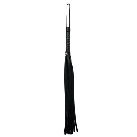 Sportsheets Sex & Mischief Mini Flogger 21" tkanina winylowa czarny Sportsheets Sex & Mischief Mini Flogger 21" tkanina winylowa czarny