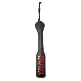 Sportsheets Sex & Mischief Paddle Baby napis 30,5 cm czarna
