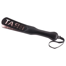 Sportsheets Sex & Mischief Paddle Brat czarne z napisem 32 cm