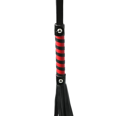 Sportsheets Sex & Mischief Pejcz czerwono-czarne paski 81 cm Sportsheets Sex & Mischief Pejcz czerwono-czarne paski 81 cm