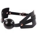 Sportsheets Sex & Mischief Soft Gag Czarny - Regulowany Pasek
